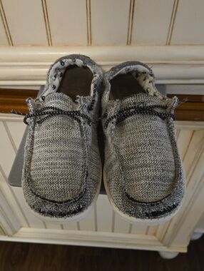 Kids Casual Knit Hey Dudes - Gray